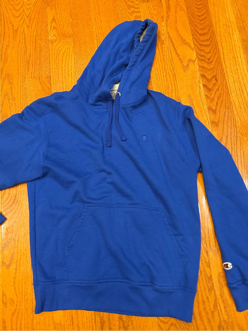 Champion Royal Blue Men's Pullover Hoodie size medium